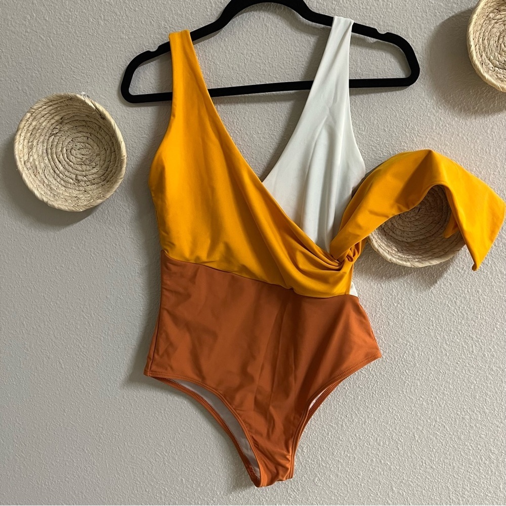 Color-Block Swimsuit